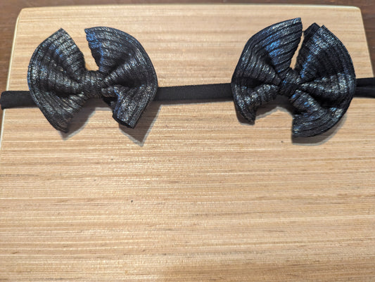 Black sparkle piggies