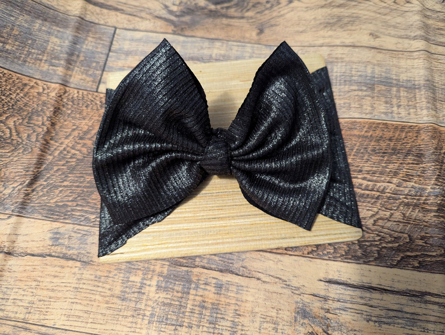 Black Shimmer Headwrap