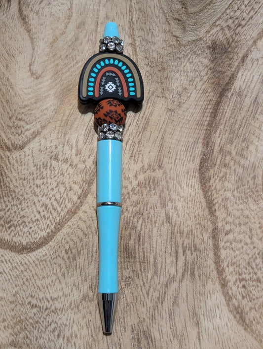 Boho rainbow pen