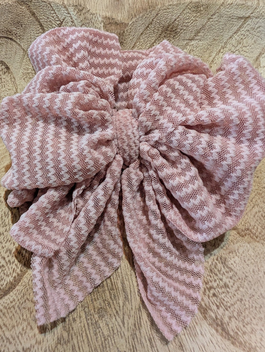 Pink zig zag fluff sailor