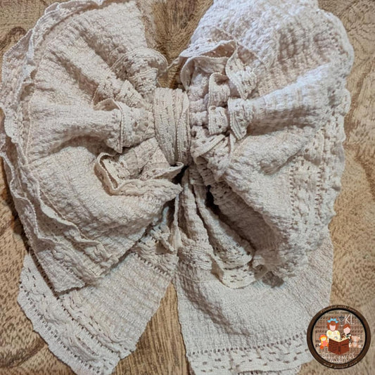 Cream classic ruffle sailor