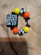 Your lane yellow and orange cup charm
